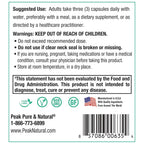 Peak Prostate Support Natural Herbal Supplement - 90 Capsules - image 4
