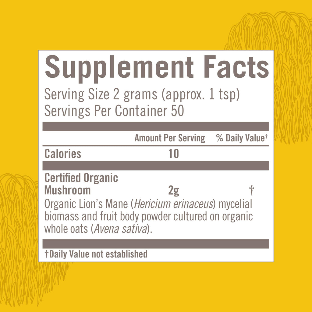 OM Mushroom Superfood Lion's Mane Powder - 100g - image 4