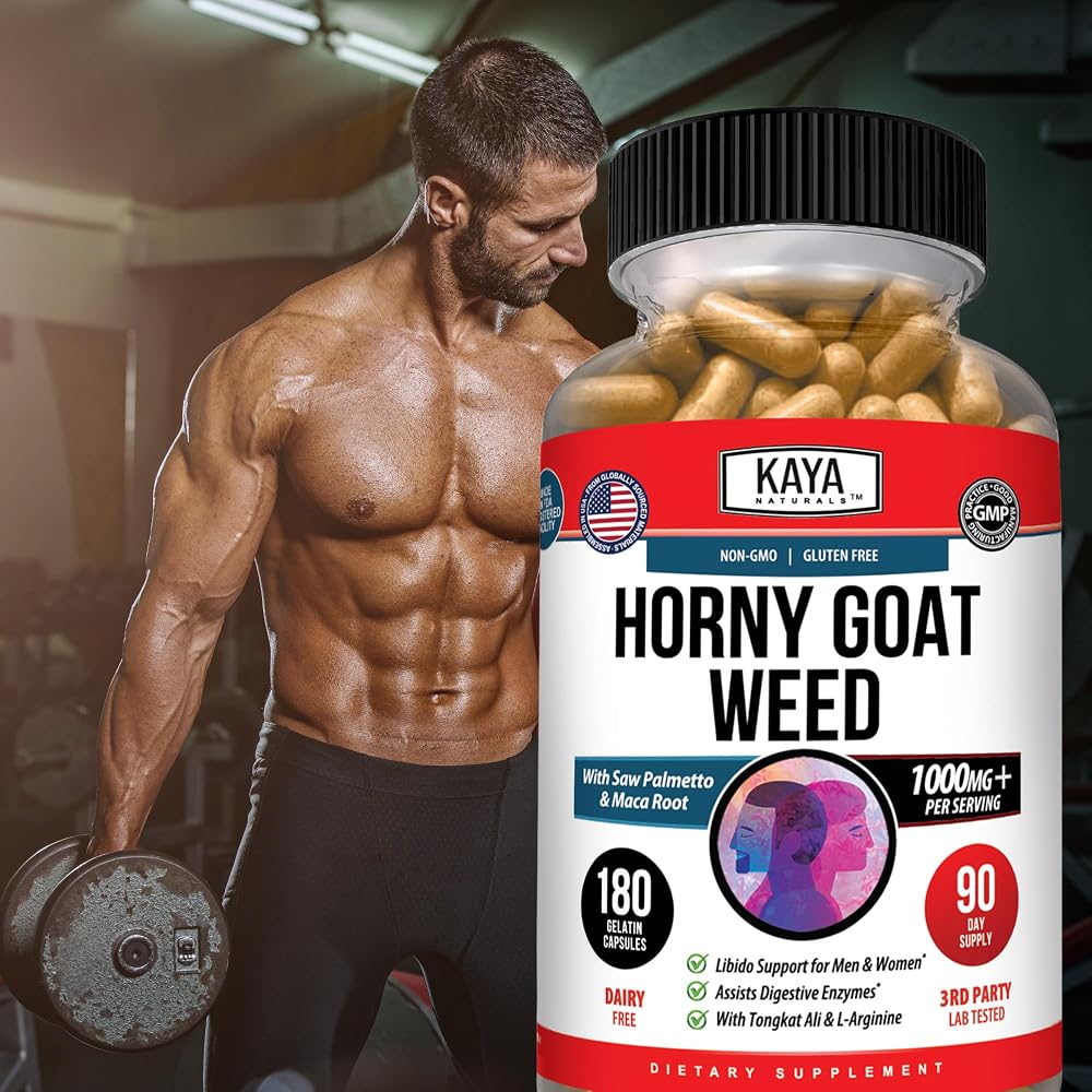 Kaya Naturals Horny Goat Weed Extract - 180 Capsules - image 9