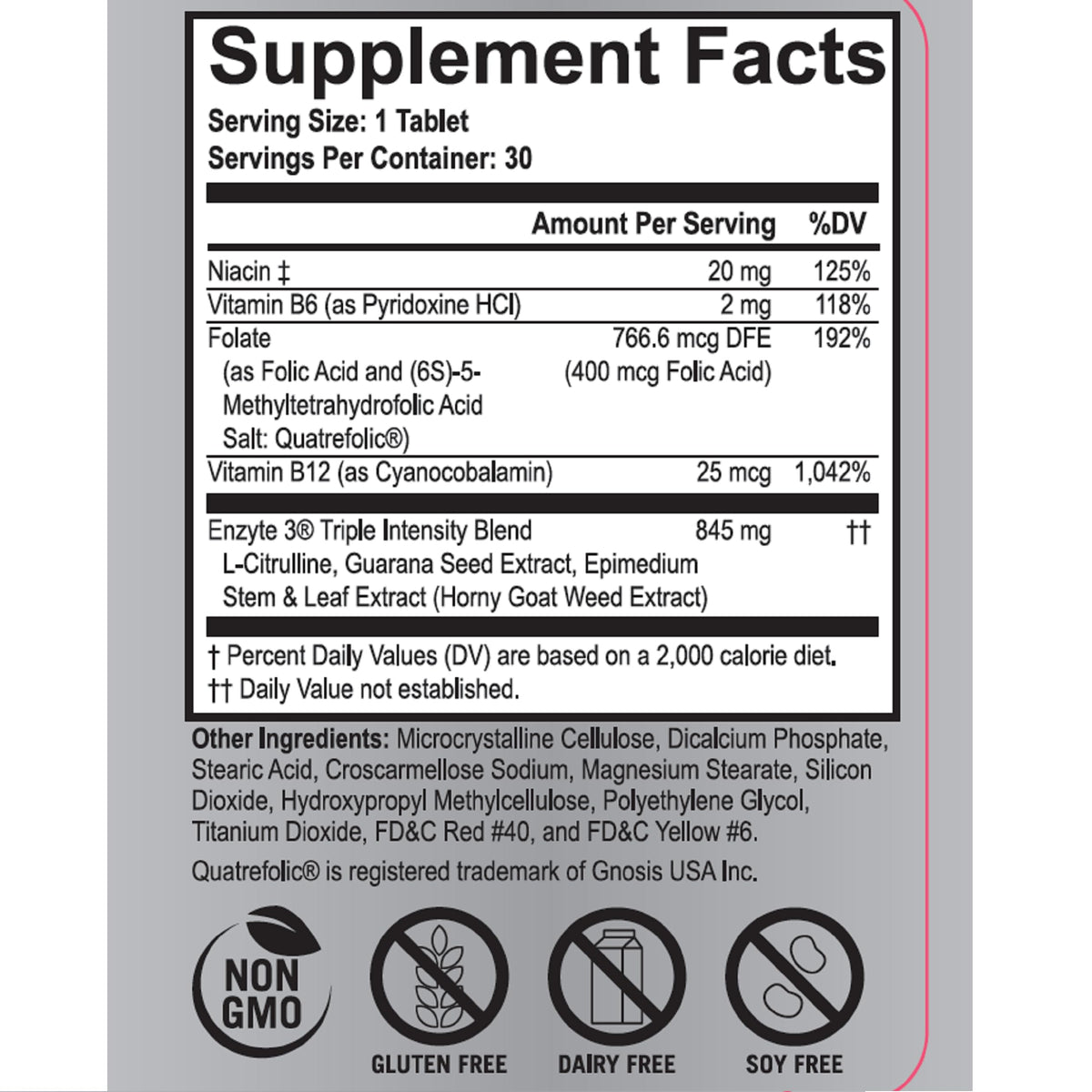 Enzyte MRC Enzyte3 Natural Male Enhancement Supplement - 30 Tablets - image 4