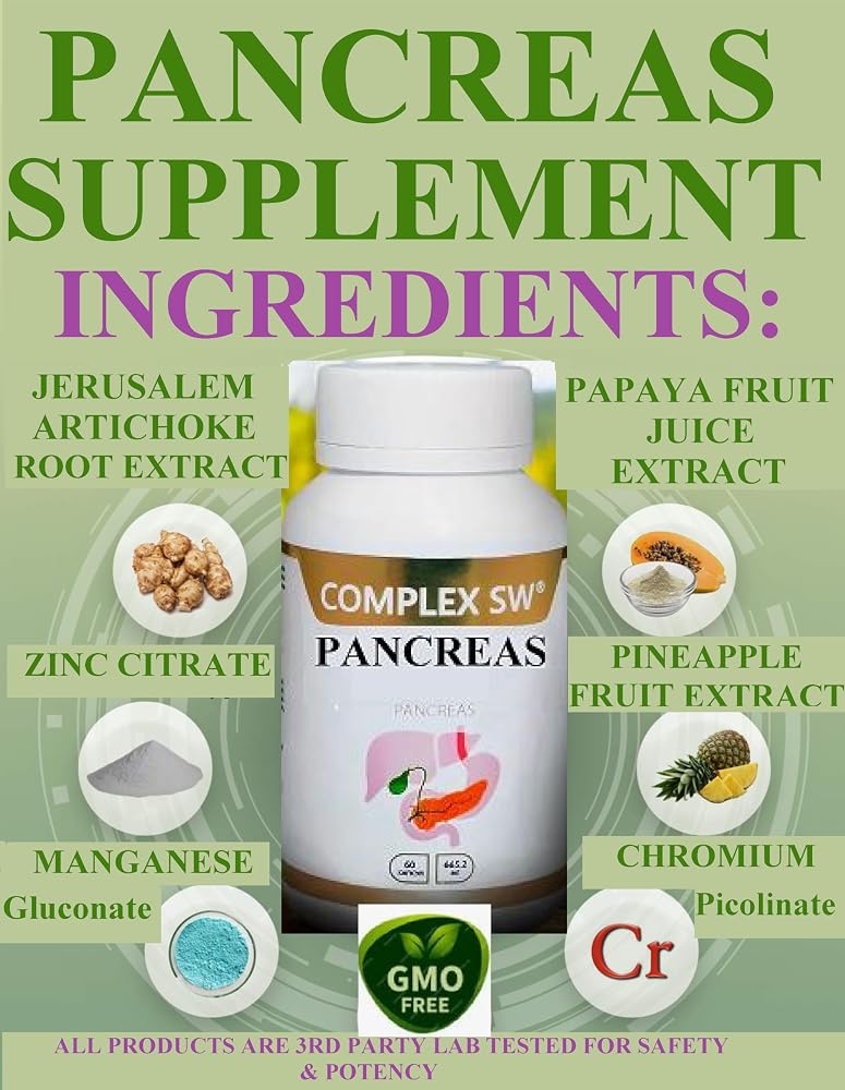 Generic Pancreas Cleanse Detox & Repair Supplement - 60 Capsules - image 2