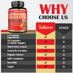 Satoomi Pure Gymnema Sylvestre Capsules Extract - 90 Capsules - image 4