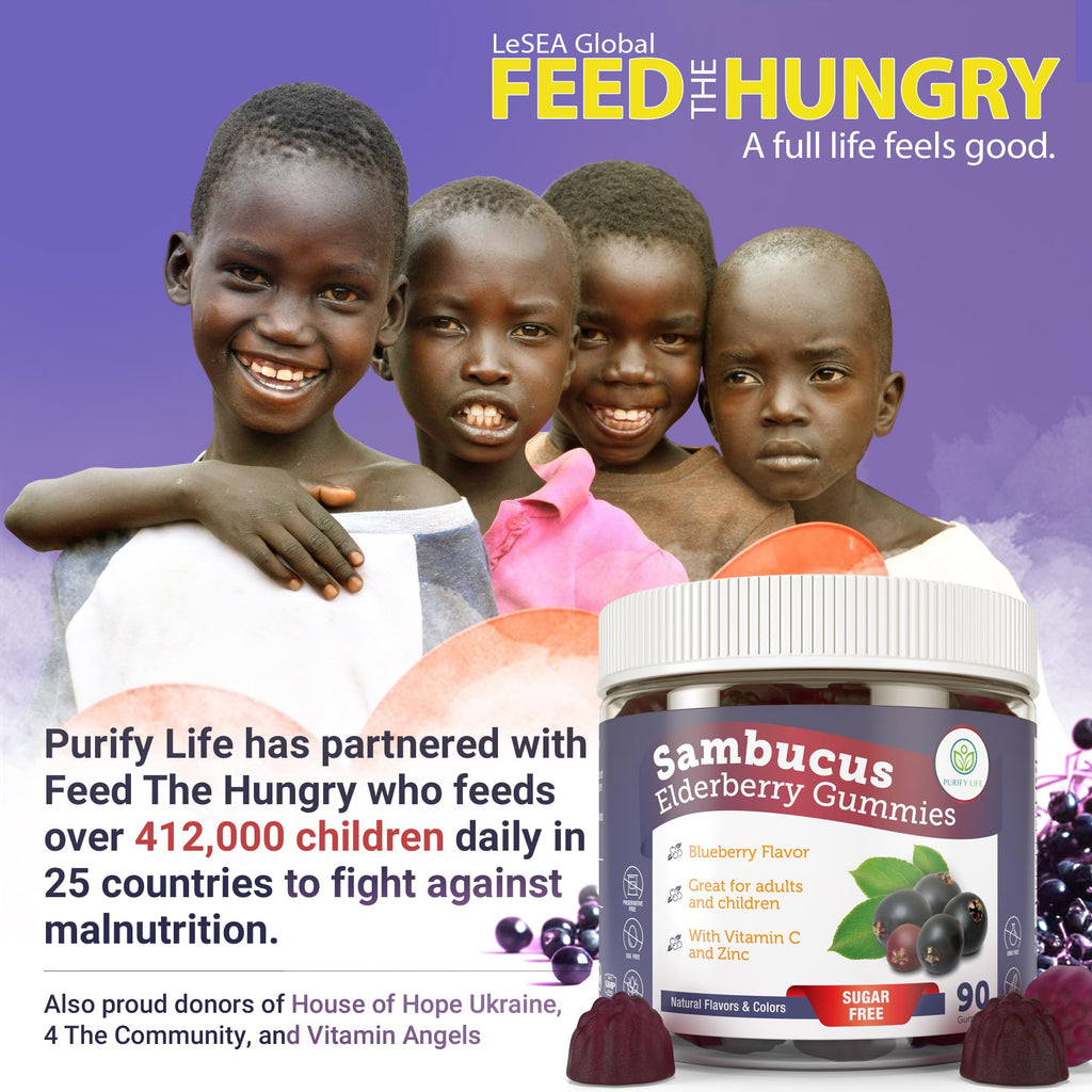 Purify Life Sugar-Free Elderberry Gummies with Vitamin C & Zinc - 90ct - image 6