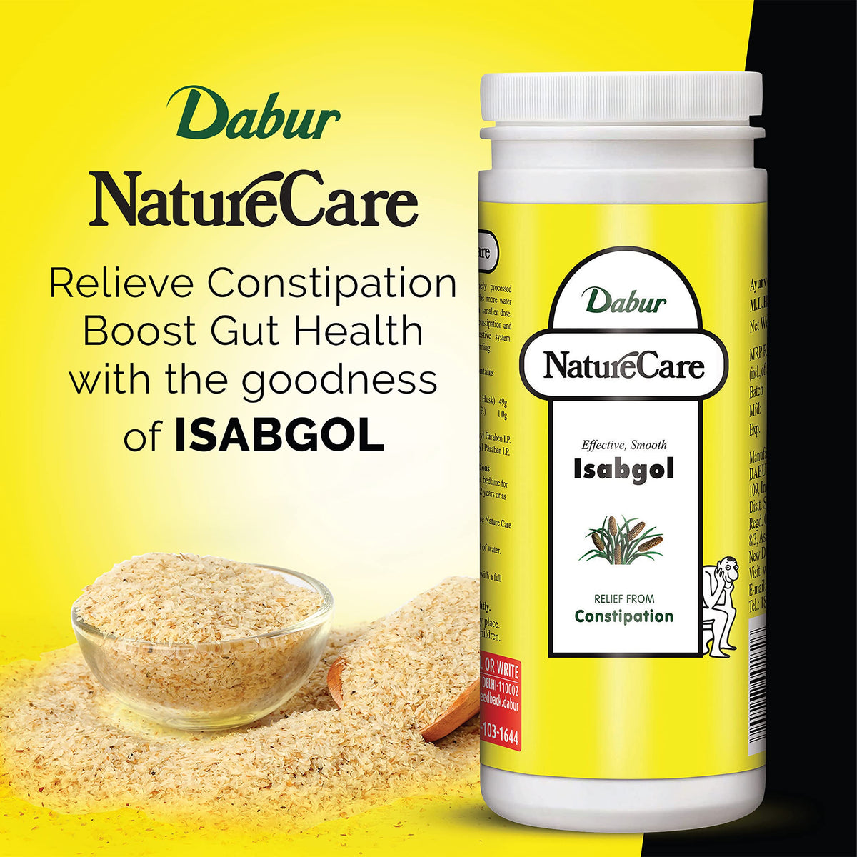 Dabur Nature Care Isabgol Dietary Fibre - 375 g - image 2