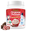 Orgain Organic Vegan 21g Protein Powder, Peppermint Hot Cocoa, 1.02 lb
