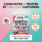 Clean Nutraceuticals Probiotics for Women with D Mannose - 60 Capsules - image 8