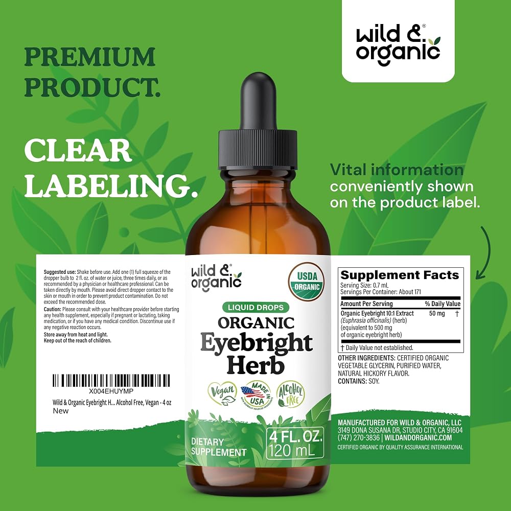 Wild & Organic EyebrightHerb-Parent