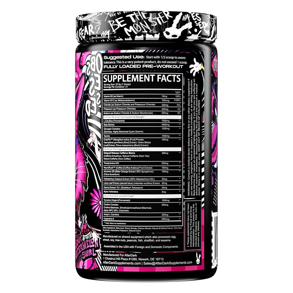 AFTERDARK INHUMAN Void Pre-Workout Powder
