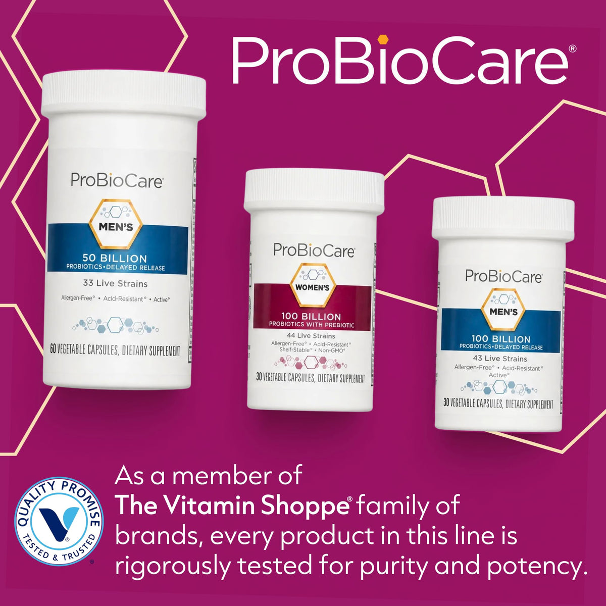 ProBioCare Probiotic for Women - 50 Billion CFUs - Supports Digestive