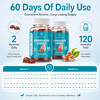 AFXMATE Ashwagandha Gummies with Vitamin D3 - 120 Gummies - image 4