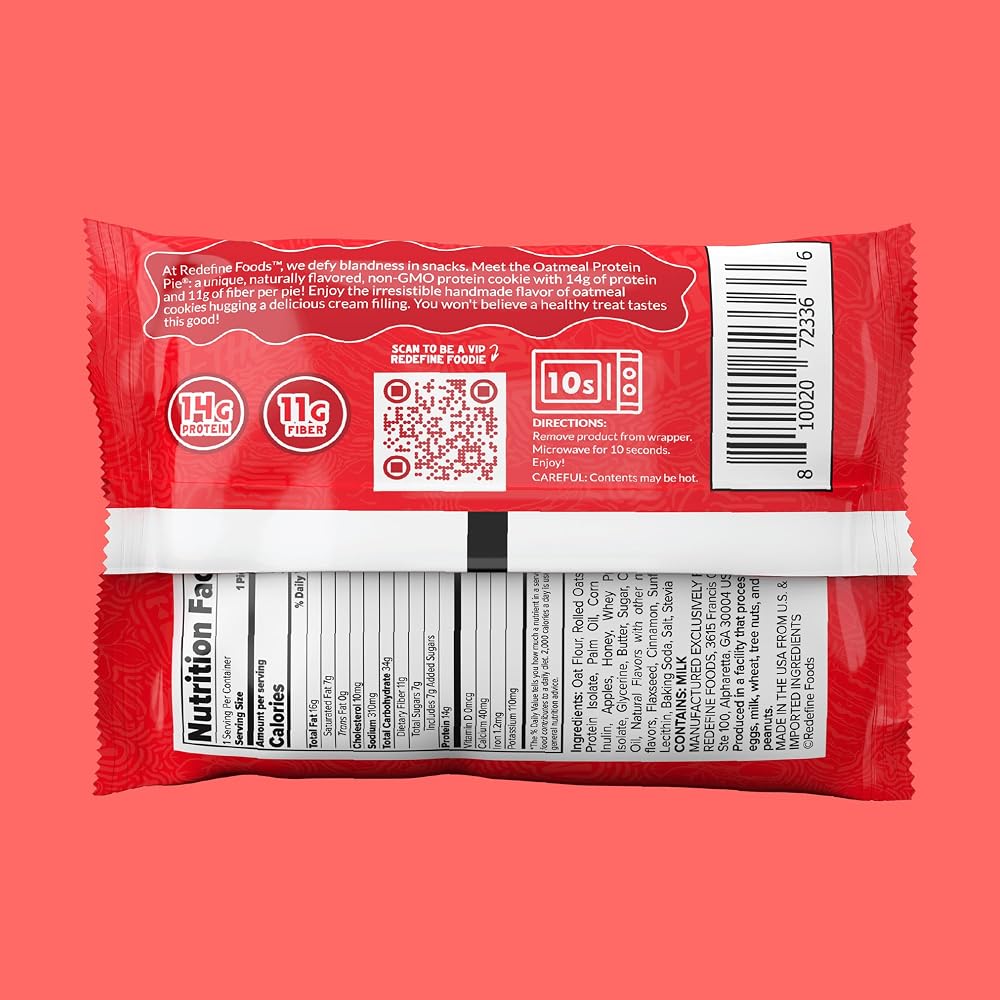 Redefine Foods Oatmeal Protein Pie
