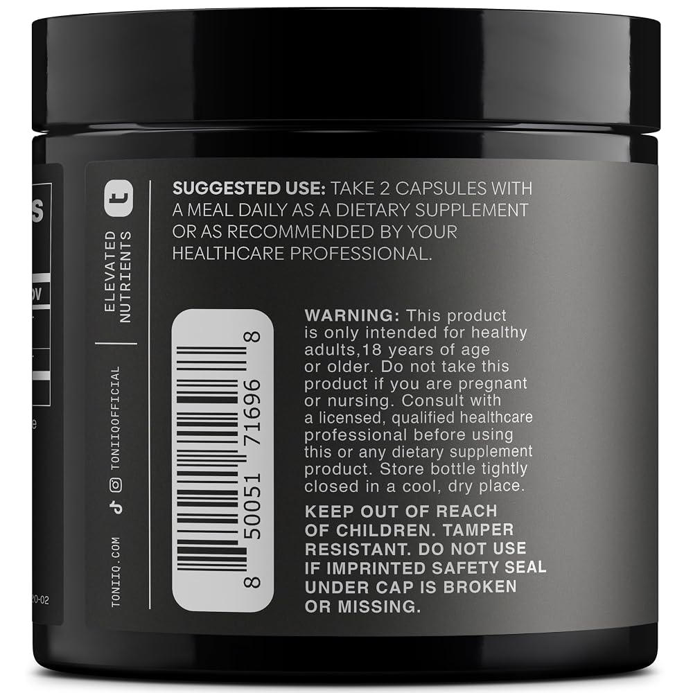 Toniiq Tremella Mushroom 15:1 Extract Immune Support - 120 Capsules - image 9