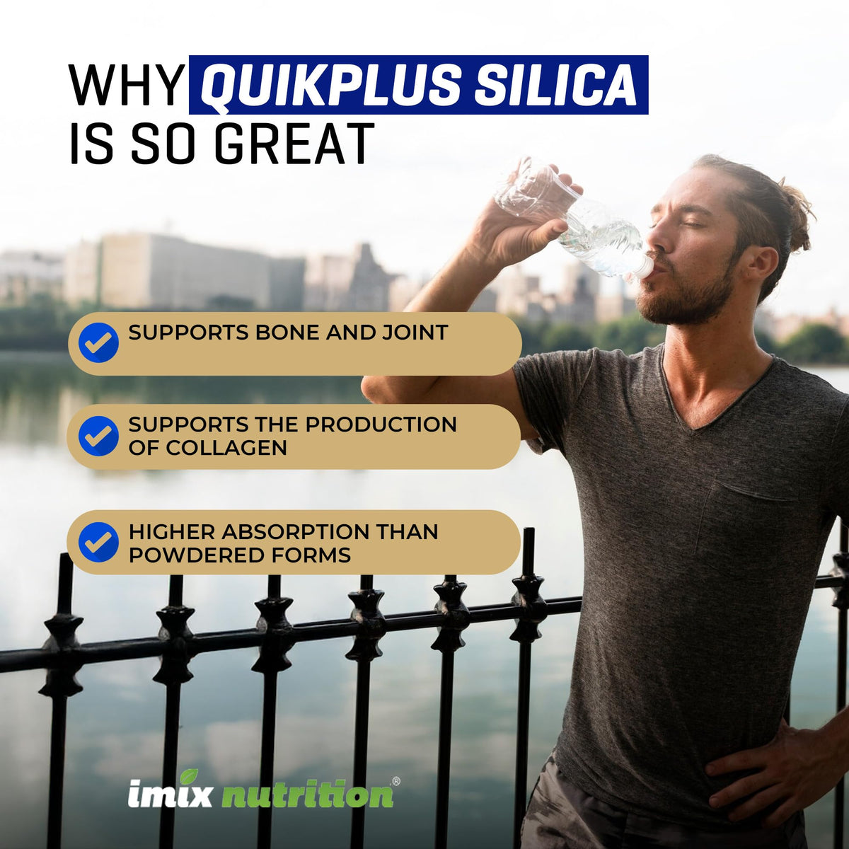 Imix Nutrition QuikPlus Liquid Mineral Supplement for Adults