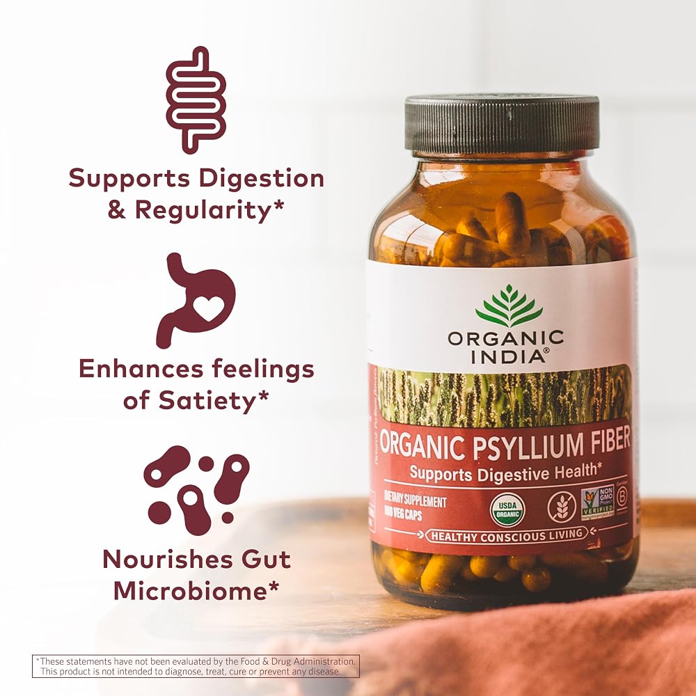 ORGANIC INDIA Psyllium Herbal Powder - Whole Husk Fiber - image 3