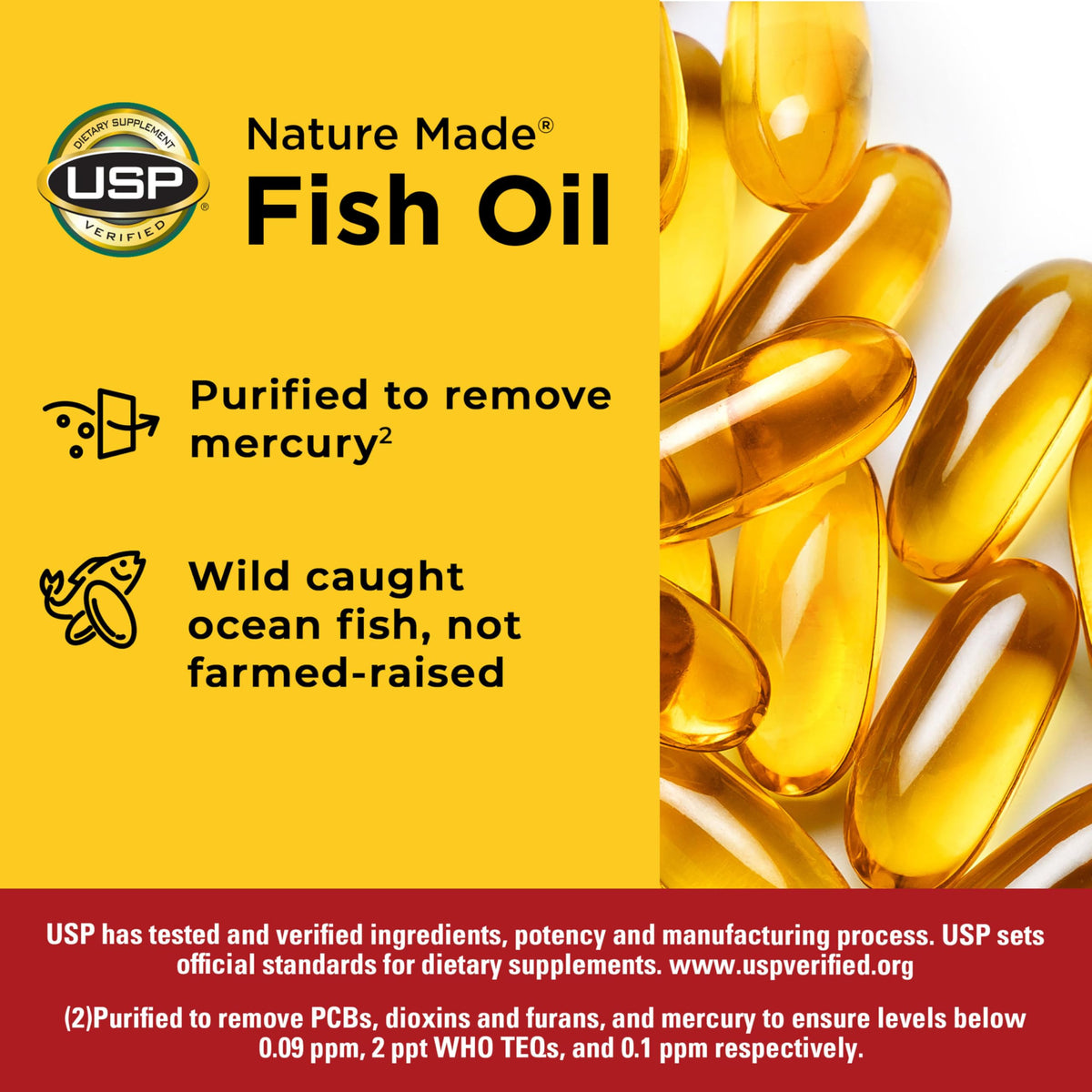 Nature Made Burp-Less Ultra Omega-3 from Fish Oil 1400 mg Softgels