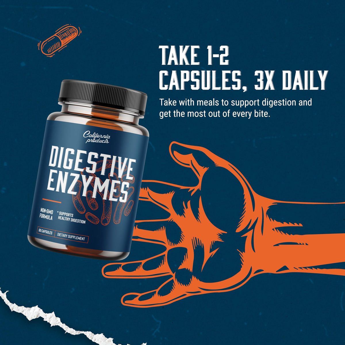 California Products Digestive Enzyme Capsules - 60 Count - image 6