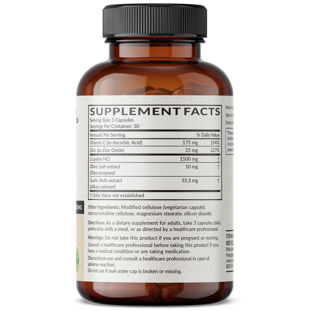 Futurebiotics L-Lysine Defense Immune Support Complex - 90 Vegetarian Capsules - image 2