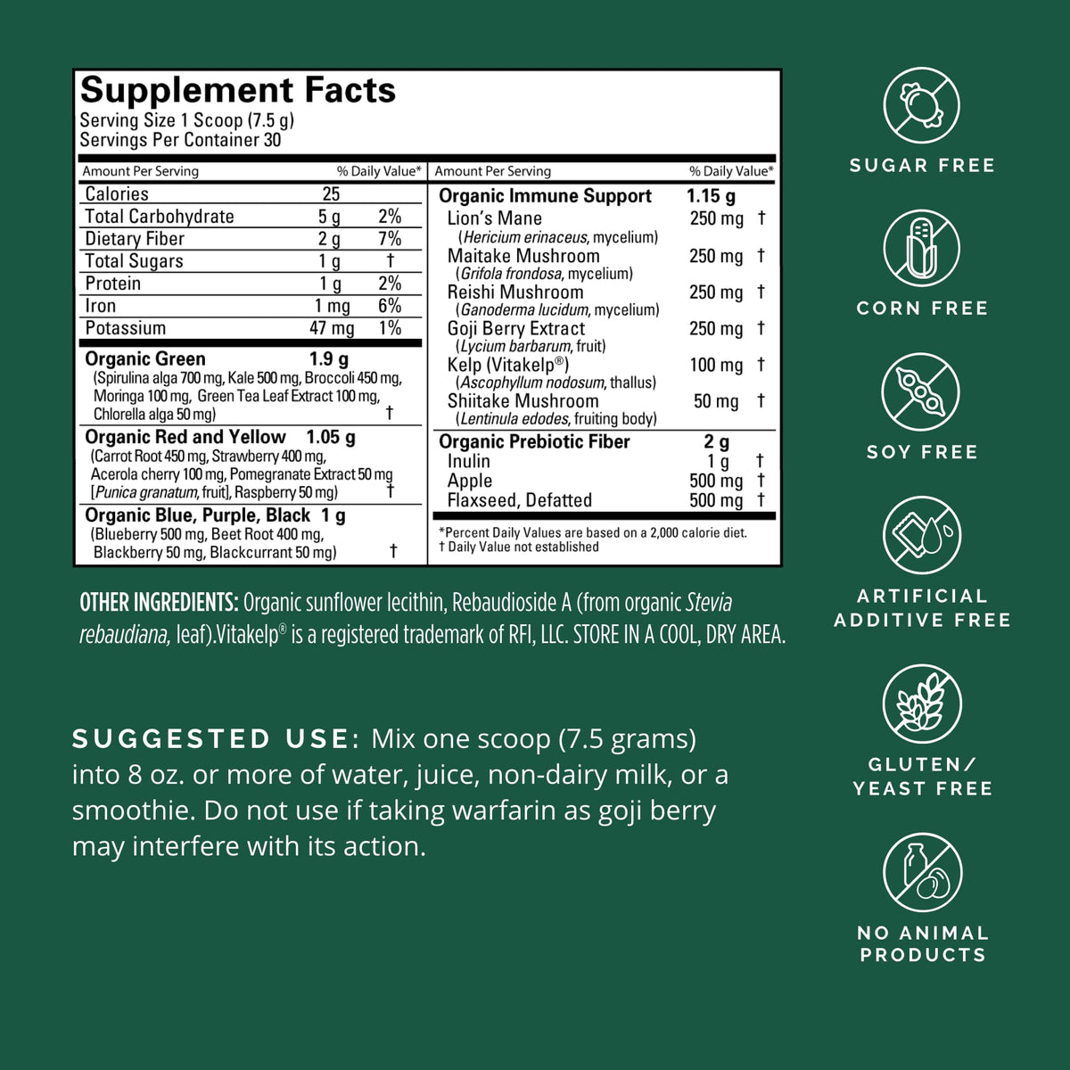 BrainMD Neuro Greens Superfood Powder - 30 Servings - image 2