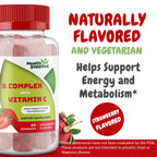 Health Supplied Strawberry Vitamin B Complex Gummies - 60 Count - image 2