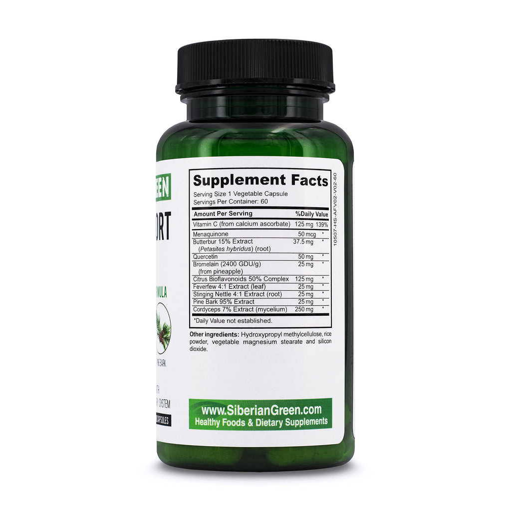 Siberian Green Lung Support Complex - 60 Capsules - image 5