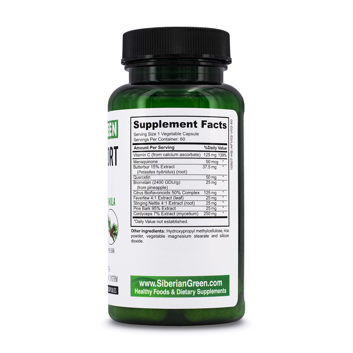 Siberian Green Lung Support Complex - 60 Capsules - image 5
