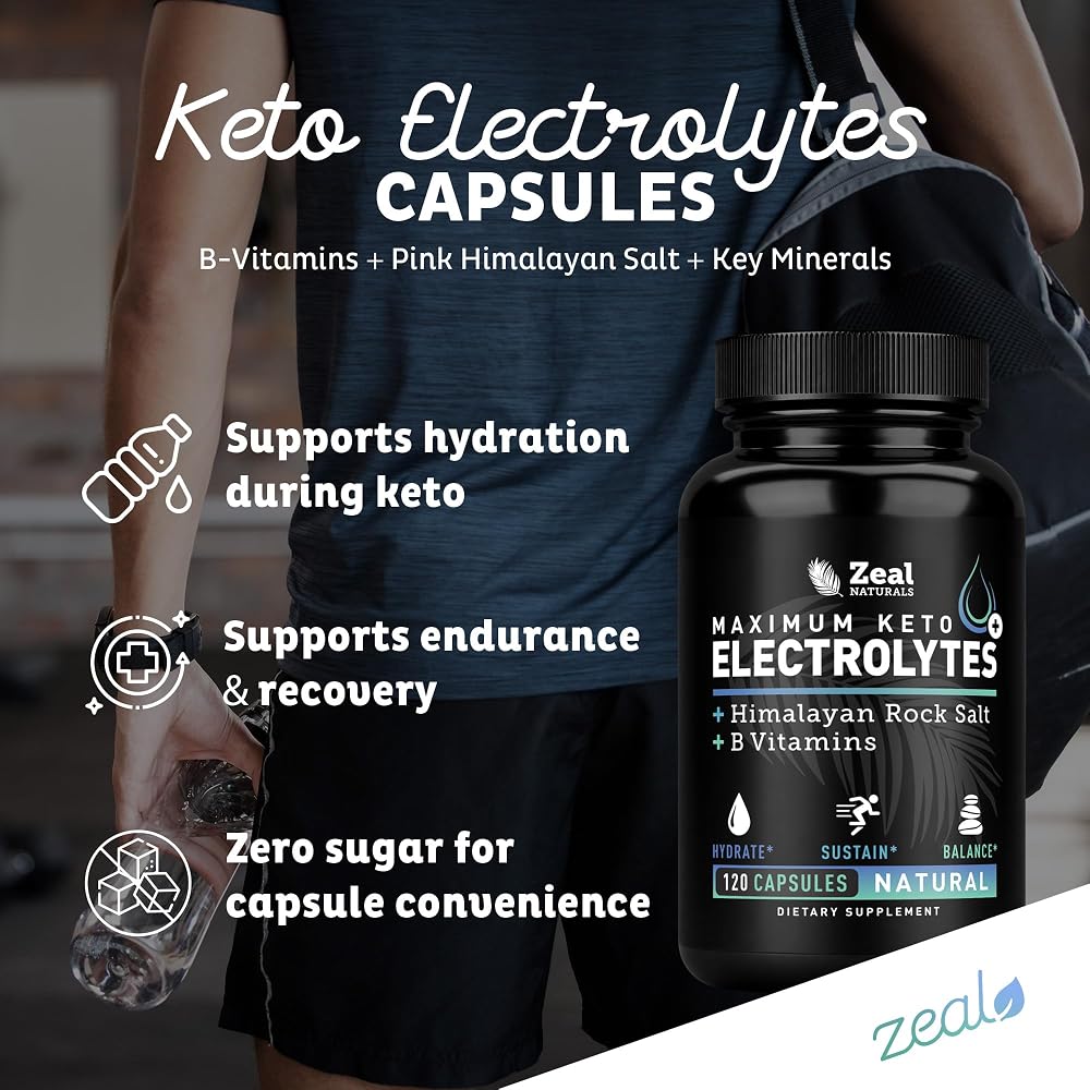 Zeal Naturals Keto Electrolyte Capsules - 120 Capsules - image 4