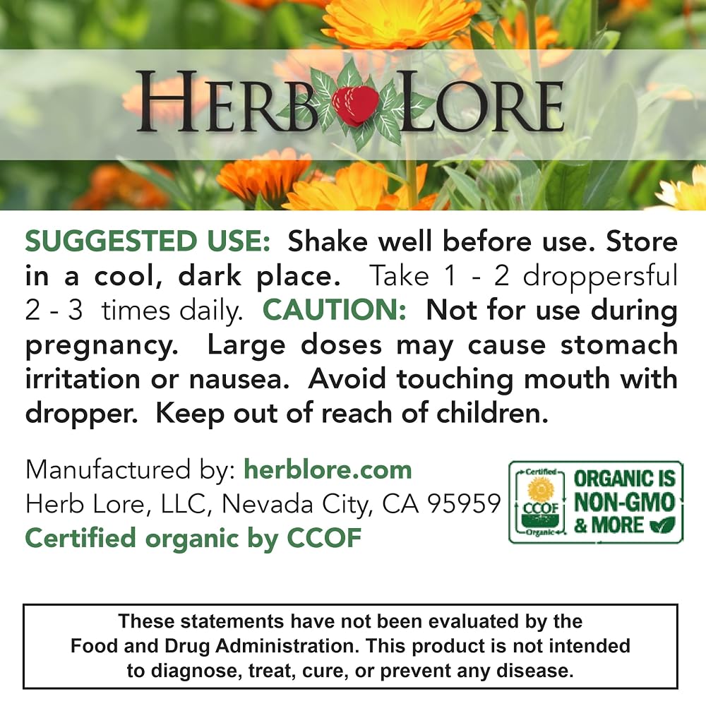 Herb Lore Organic Blessed Thistle Liquid for Breastfeeding Support - 4 fl oz - image 6