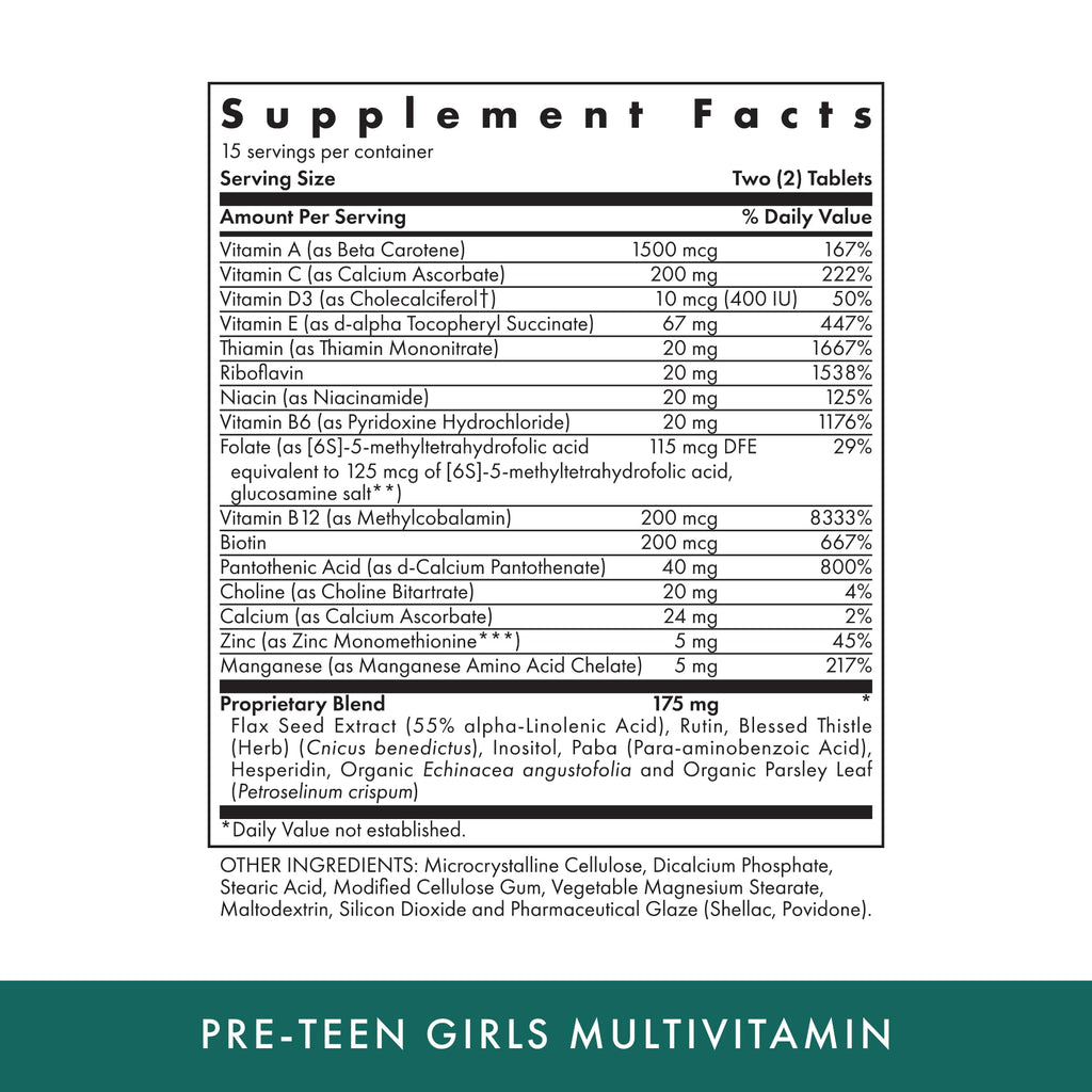 Michael's Health Naturopathic Programs Pre-Teen Girls - 30 Tablets - image 2