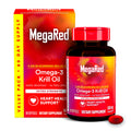 MegaRed Omega-3 Krill Oil 500mg Extra Strength - 80 Softgels