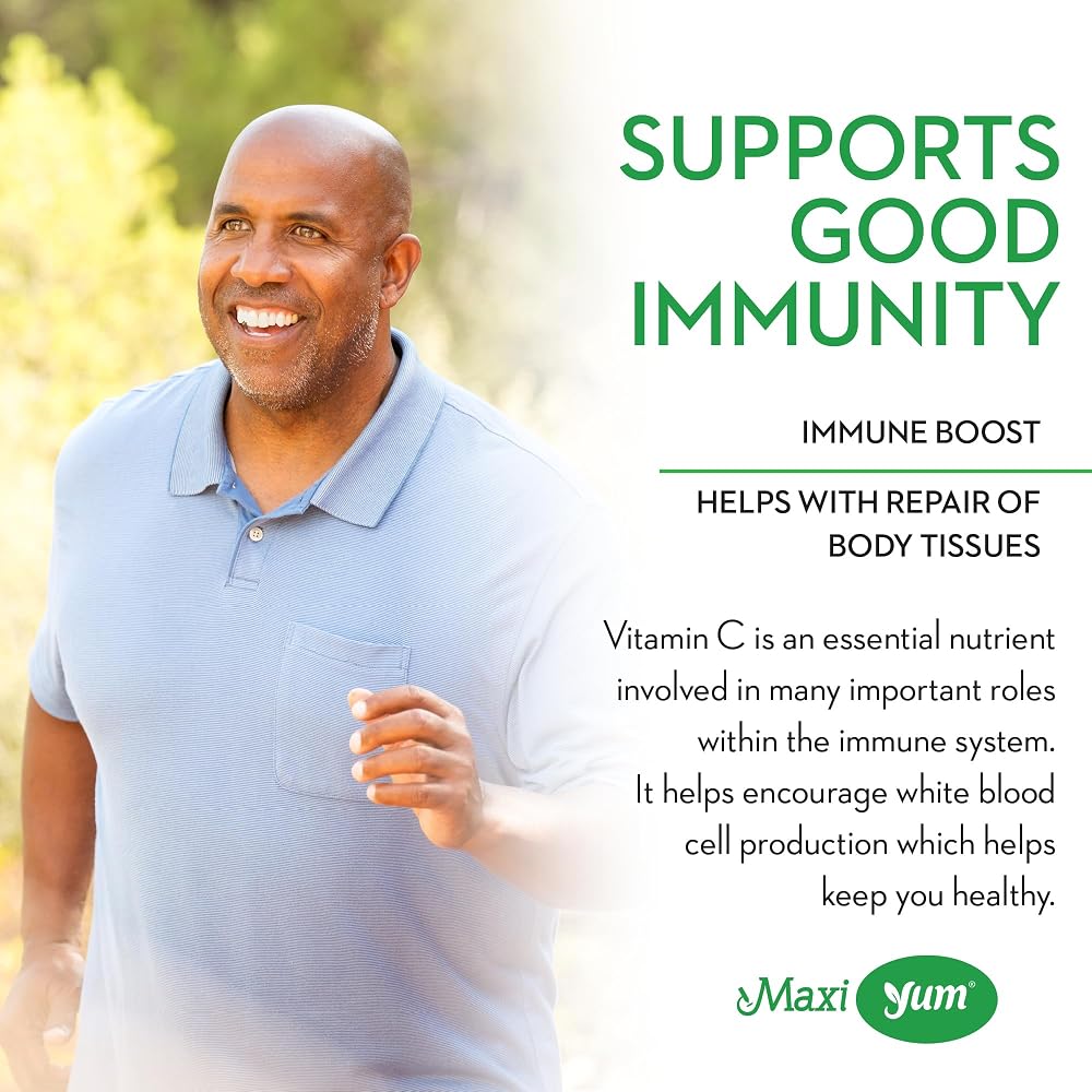 Maxi Health Vitamin C Gummies with Zinc - 60 Gummies - image 5