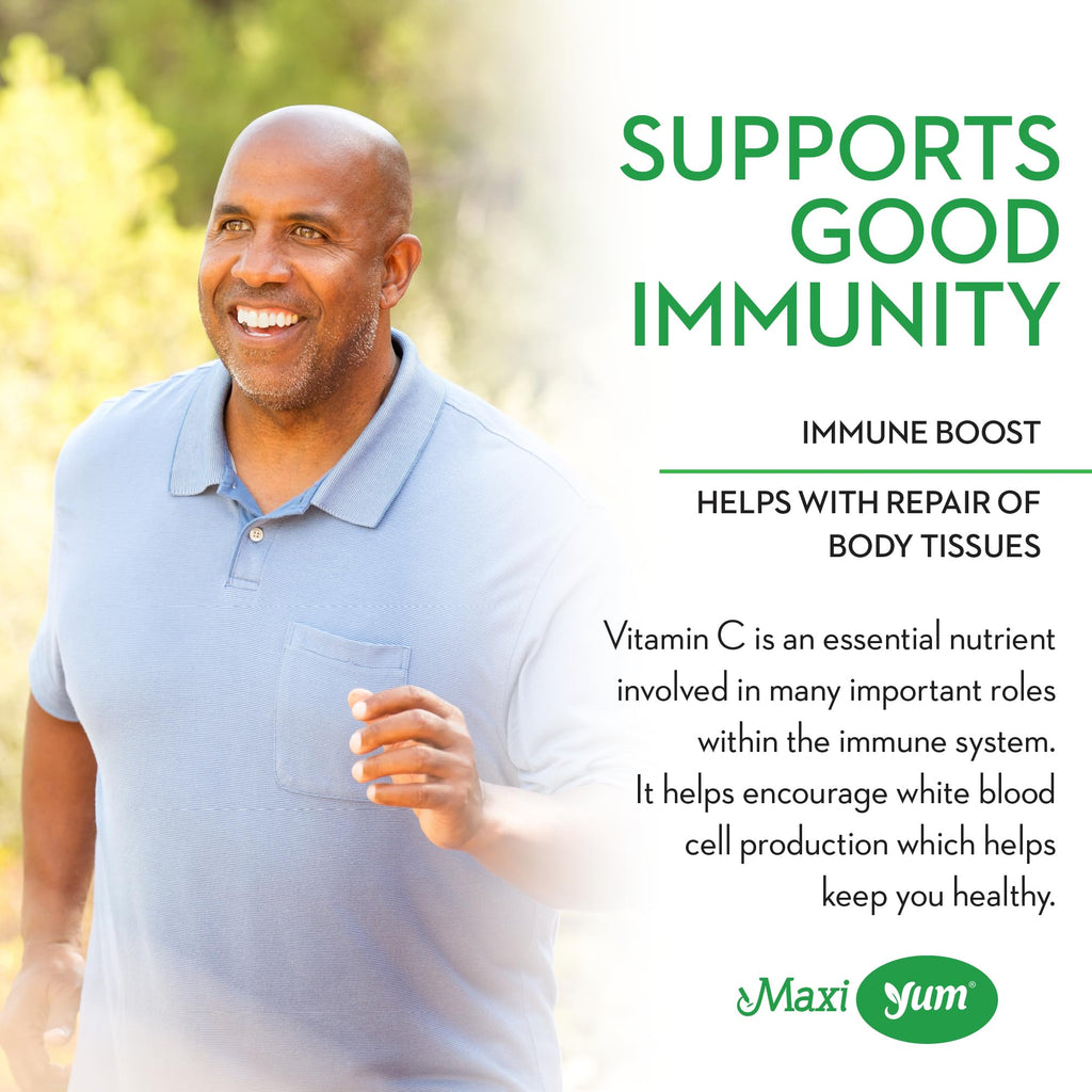 Maxi Health Vitamin C Gummies with Zinc - 60 Gummies - image 5
