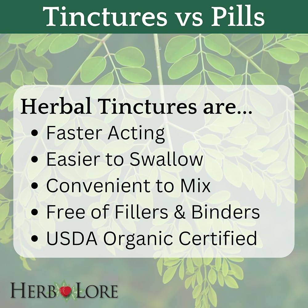 Herb Lore Organic Goodnight Tincture - Liquid Sleep Aid Drops