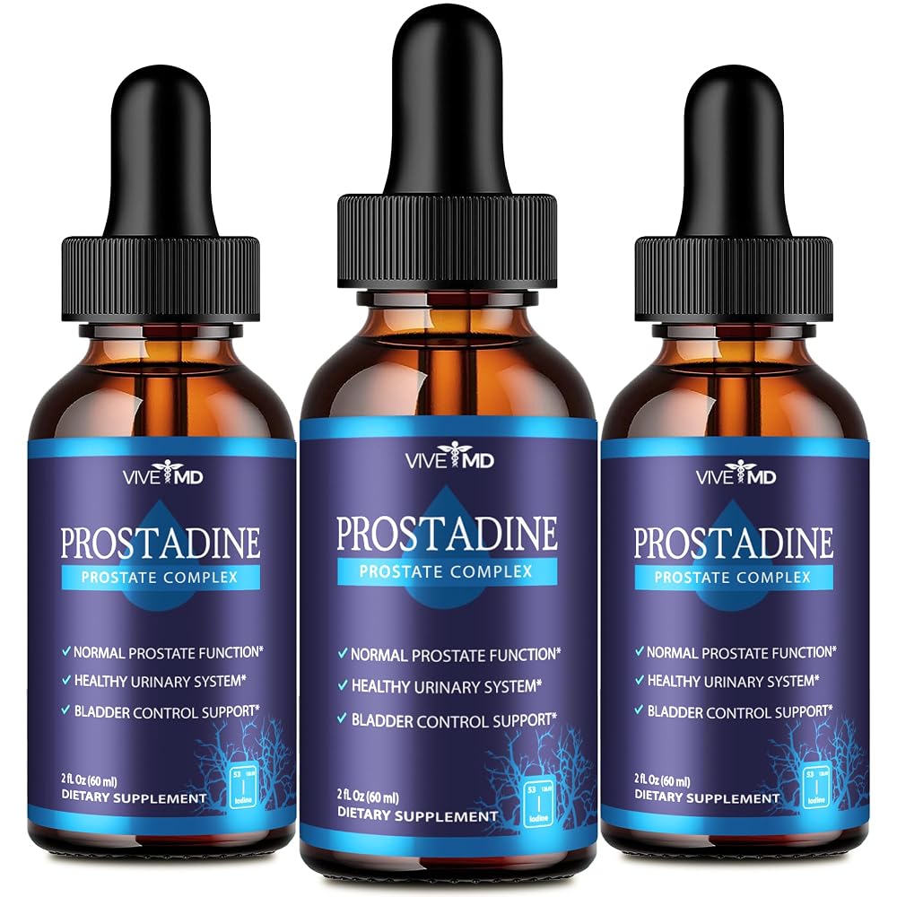 VIVE MD Prostadine Drops Prostate Health - 6 Fl Oz (Pack of 3)