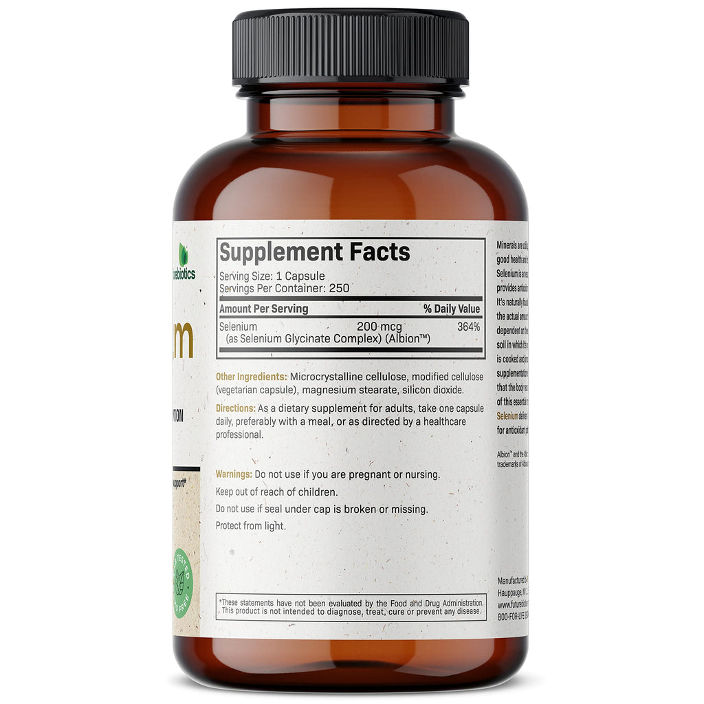 Futurebiotics Selenium 200 mcg Amino Acid Complex - 250 Capsules - image 2