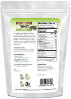 Z Natural Foods Whey Protein Isolate- Grass-Fed, No Sugar
