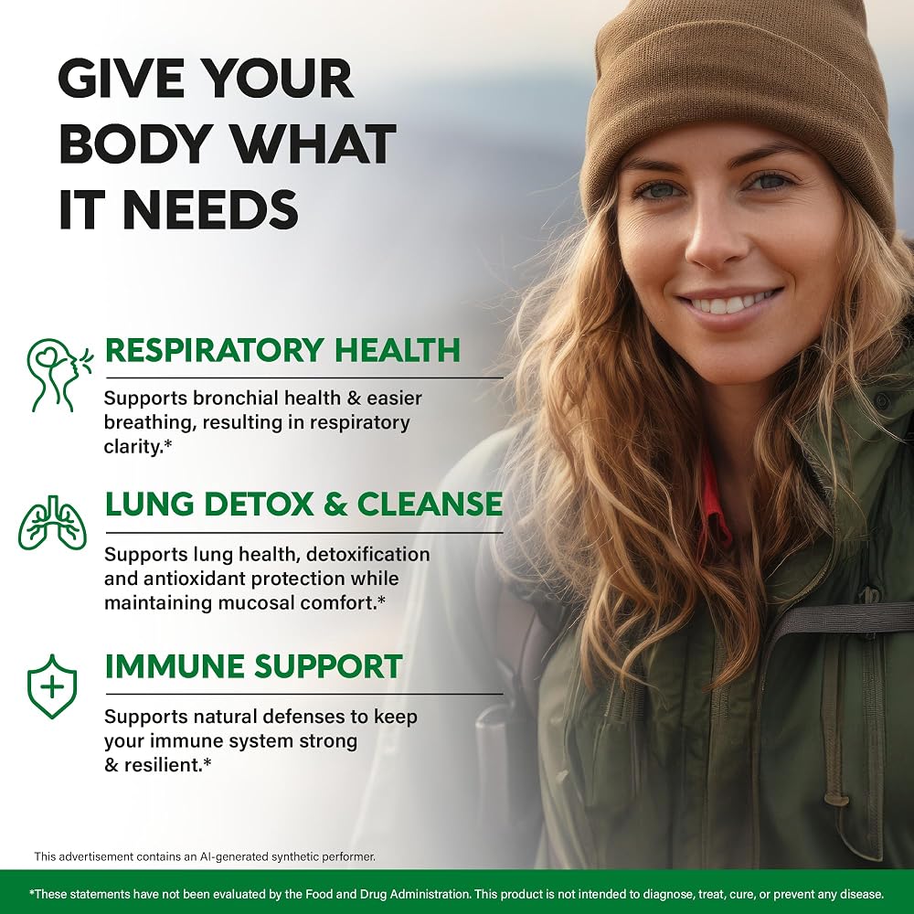 NUTRAHARMONY Mullein Lung Detox - Mullein Leaf Extract - Marshmallow