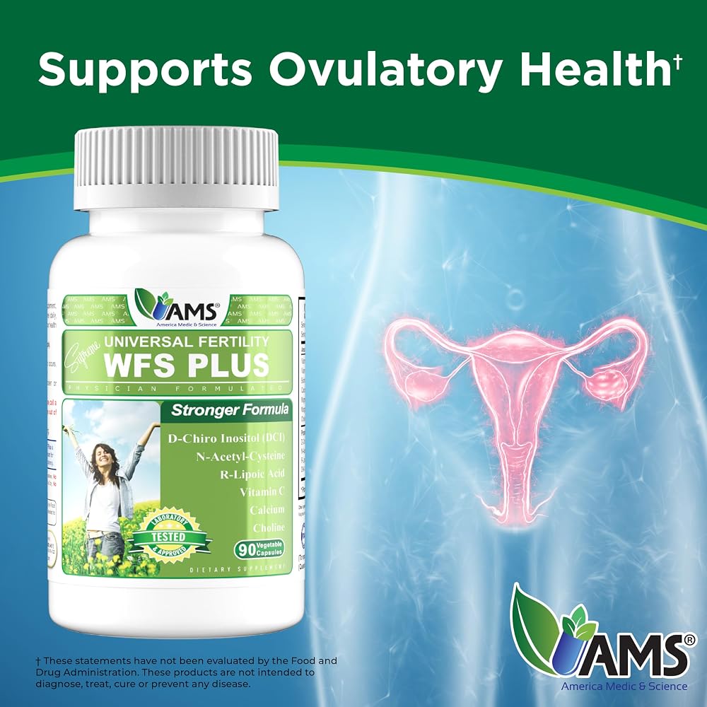 America Medic & Science WFS Plus Fertility Supplements for Women