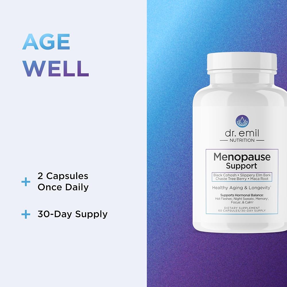 Dr. Emil Menopause Support Herbal Blend - 60 Capsules - image 6