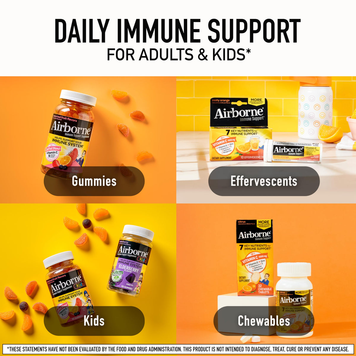 Airborne Vitamin C 1000mg Immune Support Gummies - 21 Count - image 7