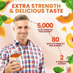 Natural BioScience Vitamin D3 10000 IU & Vitamin K2 Gummies - Extra