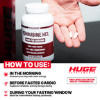 Huge Supplements Yohimbine HCl 5mg Energy Support - 270 Vegetarian Capsules - image 6