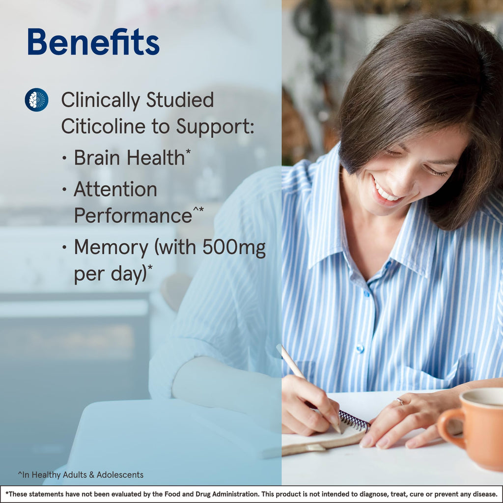 Jarrow Formulas Citicoline (CDP Choline) 250 mg - 60 Capsules