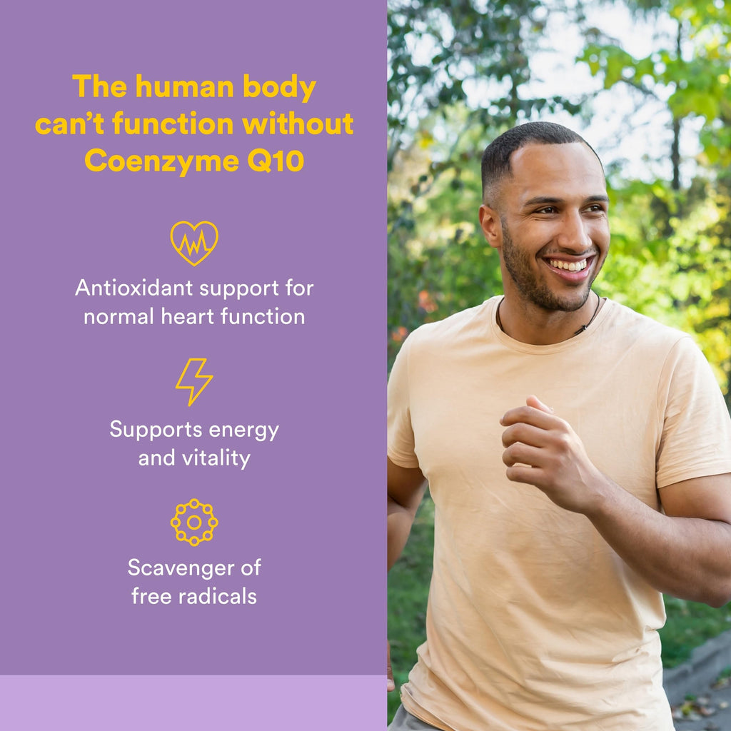 Natural Factors Coenzyme Q10 - Antioxidant Support Supplement