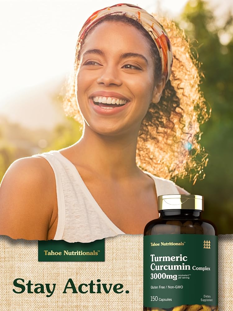 Tahoe Nutritionals Turmeric Curcumin - 150 Capsules - image 6
