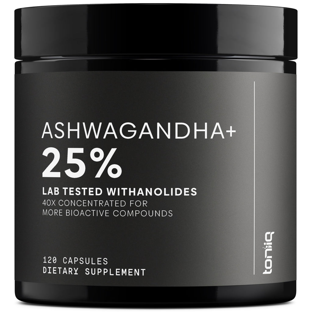 Toniiq Ashwagandha 40:1 Concentrated Extract - 120 Capsules