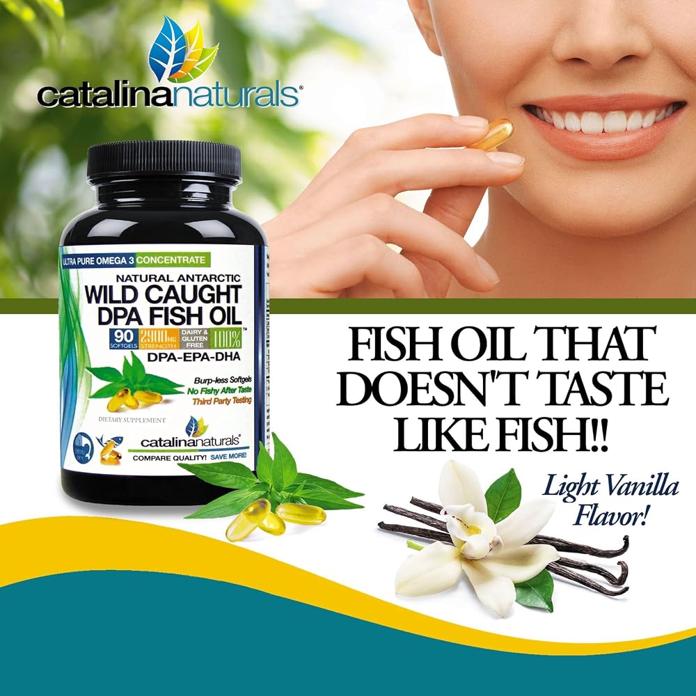 Catalina Naturals Omega-3 DPA Fish Oil 2900 mg - 180 Softgels - image 2