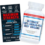Ultimate Grass Fed Beef Organs Supplement - 180 Capsules