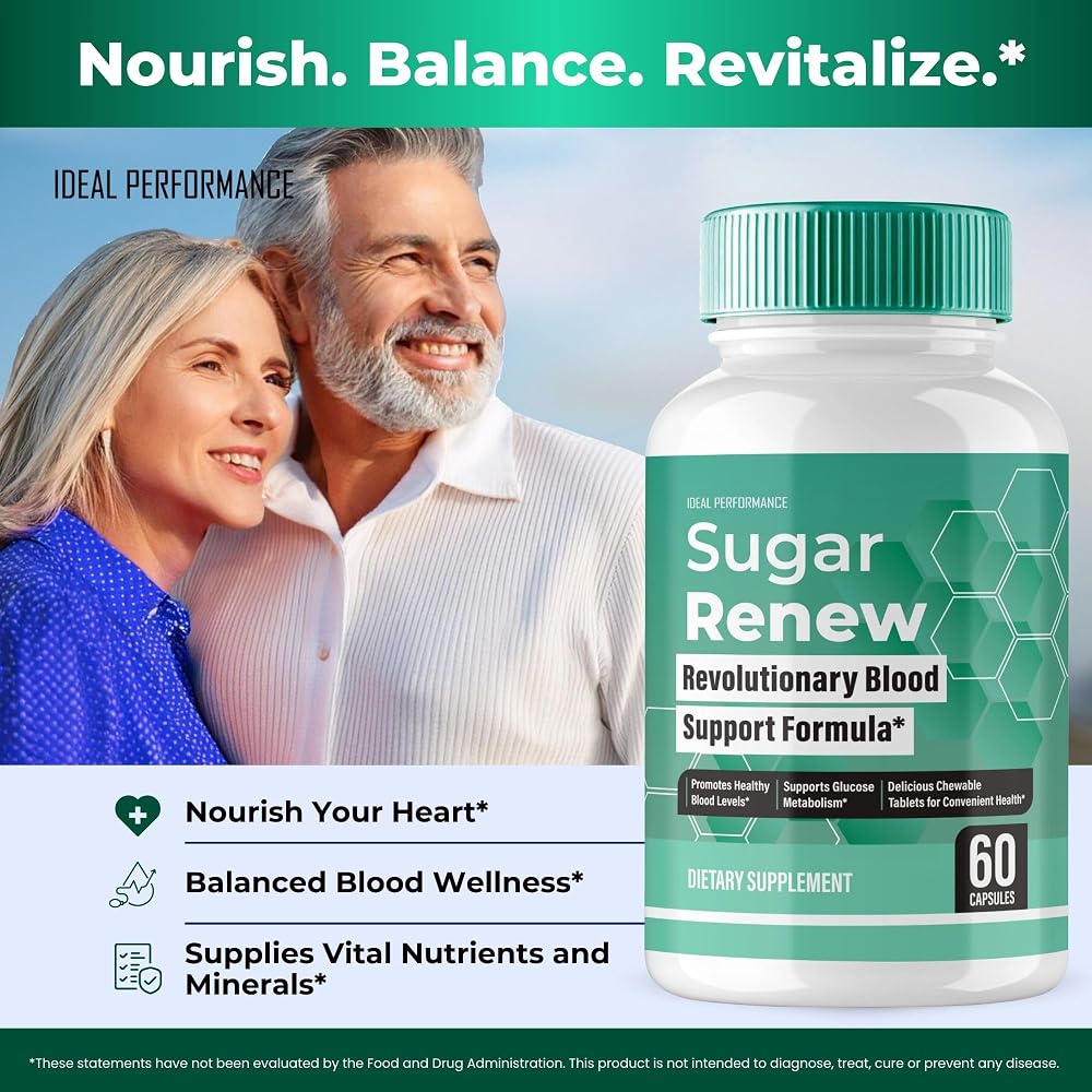 IDEAL PERFORMANCE Sugar Renew Capsules All Natural - 60 Capsules - image 5