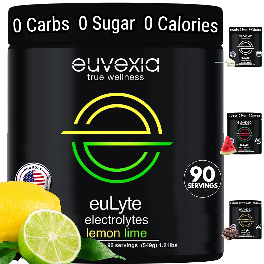 Euvexia Dr Ekberg euLyte Instant Hydration Electrolytes Powder Zero