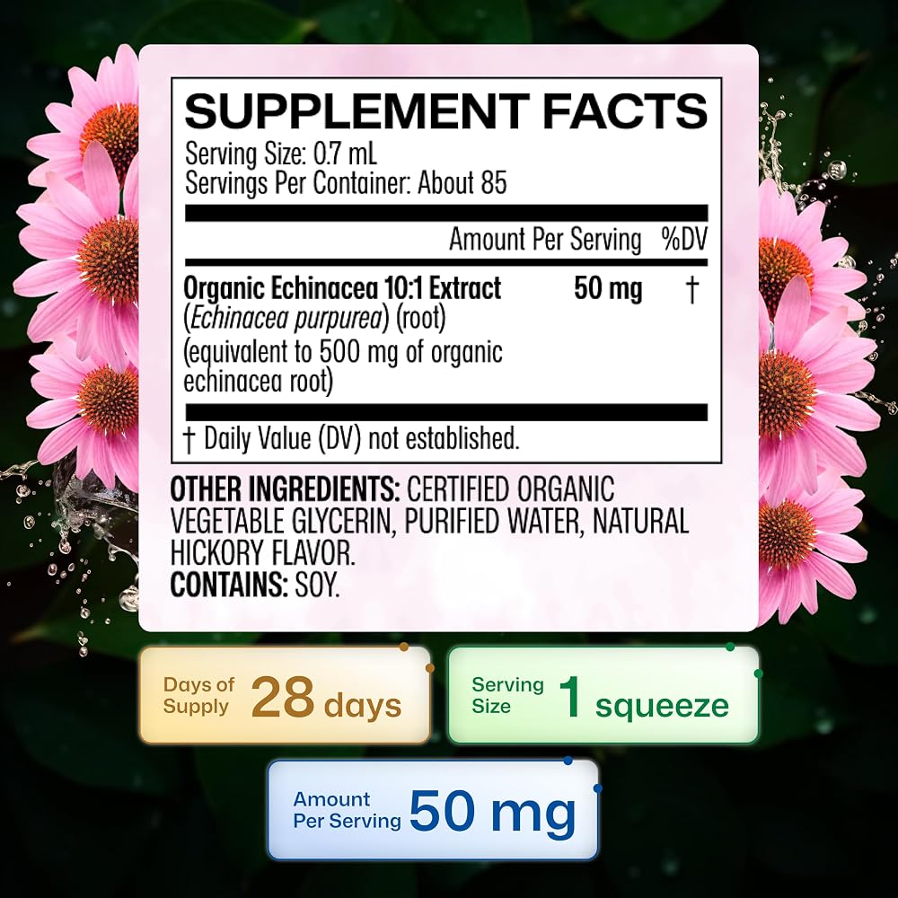 BIO KRAUTER Echinacea Root Immune & Respiratory Support - 2 Fl Oz - image 5